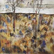 Egon Schiele Winter Trees china oil painting reproduction
